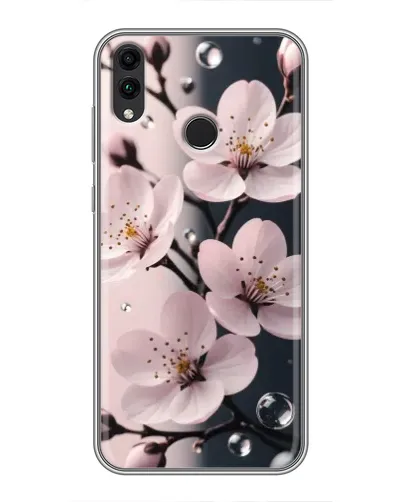 Чехол для Huawei Honor 8X Max с картинкой «Нежная сакура и капли» Чехол для Huawei Honor 8X Max с картинкой «Нежная сакура и капли»