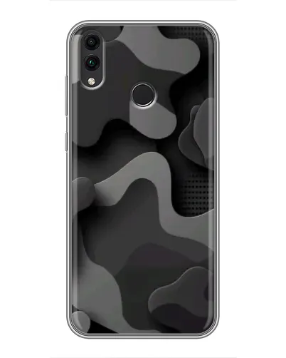 Чехол для Huawei Honor 8X Max с картинкой «Темный абстрактный камуфляж»