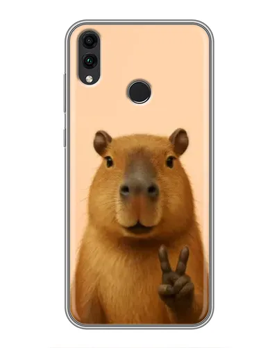 Чохол для Huawei Honor 8X Max з картинкою «Капібара вікторія» Чохол для Huawei Honor 8X Max з картинкою «Капібара вікторія»