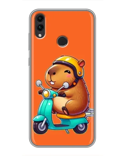 Чохол для Huawei Honor 8X Max з картинкою «Капібара на скутері» Чохол для Huawei Honor 8X Max з картинкою «Капібара на скутері»