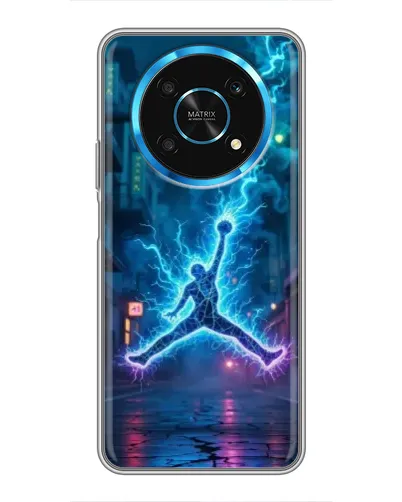 Чехол для Huawei Honor Magic 5 Lite 5G с картинкой «Jordan Gold Jumpman»