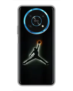 Чехол для Huawei Honor Magic 5 Lite 5G с картинкой «Jordan Gradient Logo»