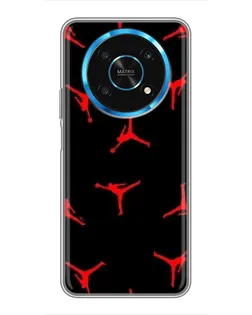 Чехол для Huawei Honor Magic 5 Lite 5G с картинкой «Jordan Red Pattern»