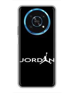 Чехол для Huawei Honor Magic 5 Lite 5G с картинкой «Jordan White Logo»