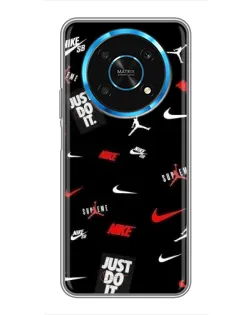 Чехол для Huawei Honor Magic 5 Lite 5G с картинкой «Nike Mix Pattern»