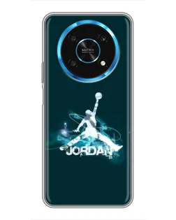 Чехол для Huawei Honor Magic 5 Lite 5G с картинкой «Jordan Blue Fire»