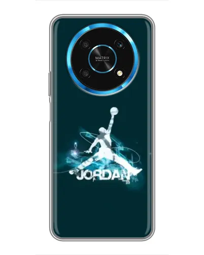 Чехол для Huawei Honor Magic 5 Lite 5G с картинкой «Jordan Blue Fire»