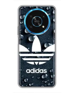 Чехол для Huawei Honor Magic 5 Lite 5G с картинкой «Adidas Trefoil Blue»