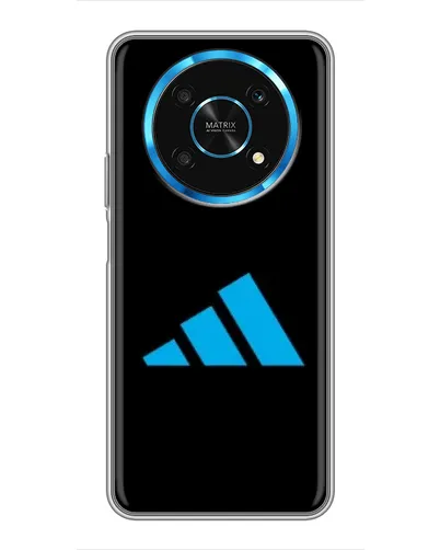 Чехол для Huawei Honor Magic 5 Lite 5G с картинкой «Adidas Cyan Logo»