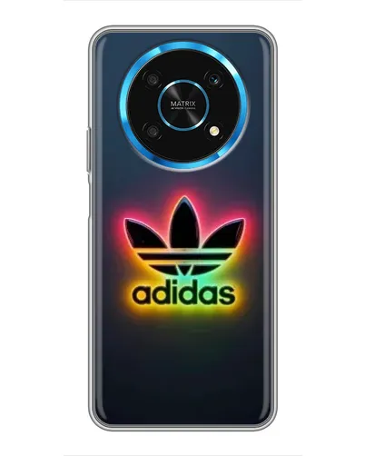 Чехол для Huawei Honor Magic 5 Lite 5G с картинкой «Неоновый Adidas»