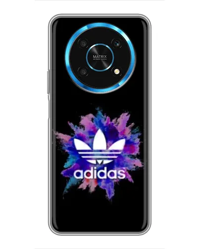 Чехол для Huawei Honor Magic 5 Lite 5G с картинкой «Взрыв красок Adidas»