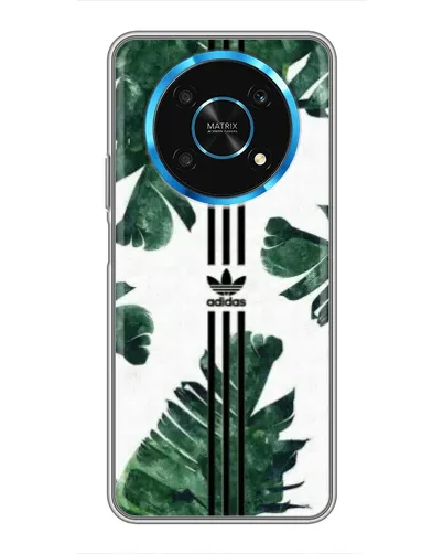 Чехол для Huawei Honor Magic 5 Lite 5G с картинкой «Пальмовые листья адидас»