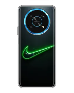 Чехол для Huawei Honor Magic 5 Lite 5G с картинкой «Неоновый контур Nike» Чехол для Huawei Honor Magic 5 Lite 5G с картинкой «Неоновый контур Nike»