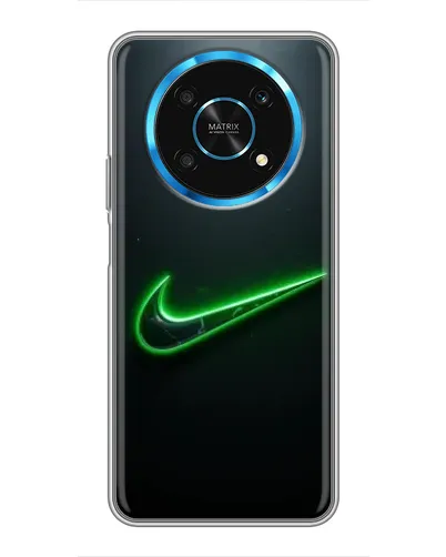 Чехол для Huawei Honor Magic 5 Lite 5G с картинкой «Неоновый контур Nike»
