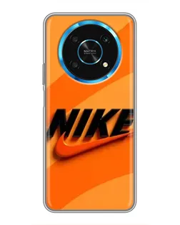 Чехол для Huawei Honor Magic 5 Lite 5G с картинкой «Оранжевый драйв Nike»