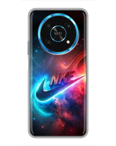 Чехол для Huawei Honor Magic 5 Lite 5G с картинкой «Огненный логотип Nike»