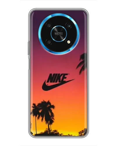 Чехол для Huawei Honor Magic 5 Lite 5G с картинкой «Nike на закате солнца»