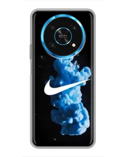 Чехол для Huawei Honor Magic 5 Lite 5G с картинкой «Nike и синий дым»