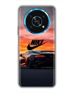 Чехол для Huawei Honor Magic 5 Lite 5G с картинкой «Nike и суперкар»