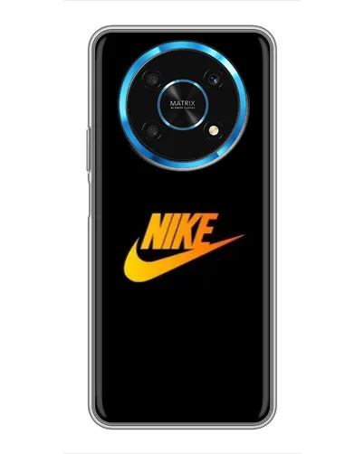 Чехол для Huawei Honor Magic 5 Lite 5G с картинкой «Золотой логотип Nike»