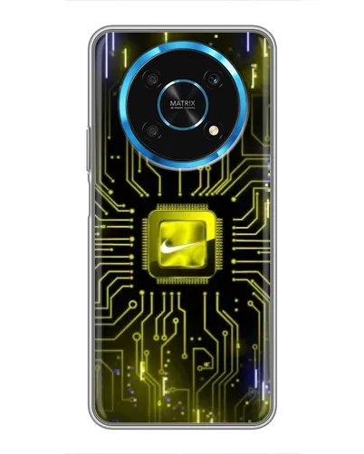 Чехол для Huawei Honor Magic 5 Lite 5G с картинкой «Nike — золотая искра»