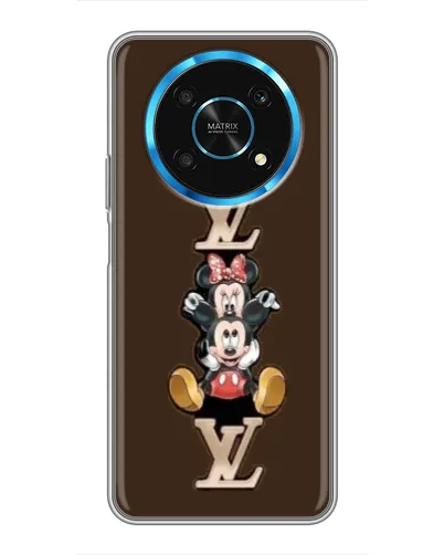 Чехол для Huawei Honor Magic 5 Lite 5G с картинкой «LV и Микки Маус»
