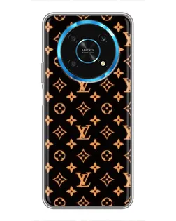 Чехол для Huawei Honor Magic 5 Lite 5G с картинкой «Золотая монограмма LV»