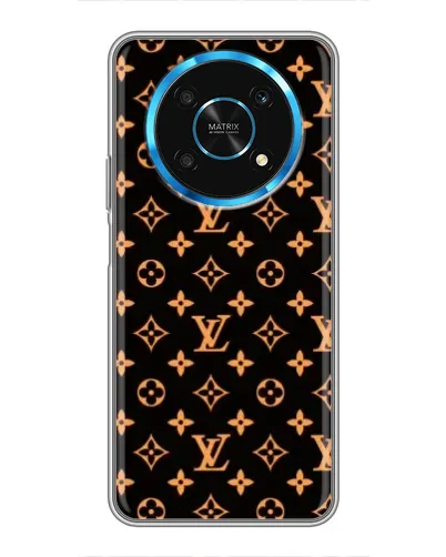 Чехол для Huawei Honor Magic 5 Lite 5G с картинкой «Золотая монограмма LV»
