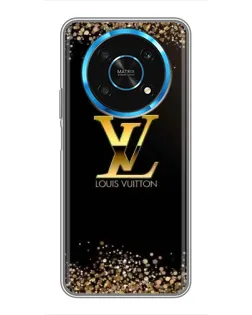 Чехол для Huawei Honor Magic 5 Lite 5G с картинкой «LV — золотые искры»