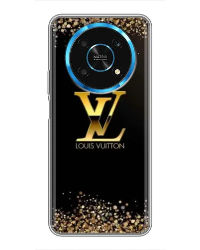 Чехол для Huawei Honor Magic 5 Lite 5G с картинкой «LV — золотые искры»