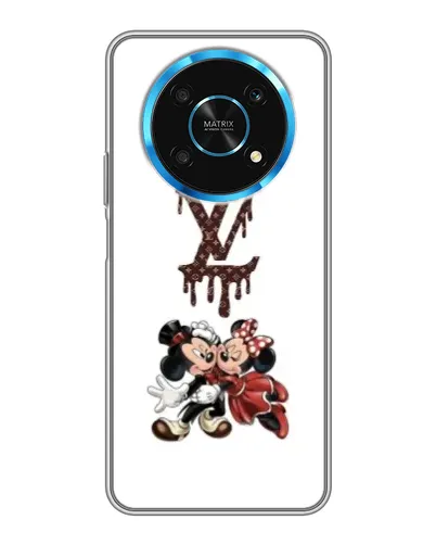 Чехол для Huawei Honor Magic 5 Lite 5G с картинкой «LV и Микки Маус»