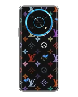 Чехол для Huawei Honor Magic 5 Lite 5G с картинкой «Цветная монограмма LV»