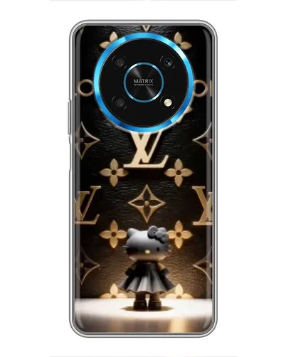 Чехол для Huawei Honor Magic 5 Lite 5G с картинкой «Монограмма с фигурой»