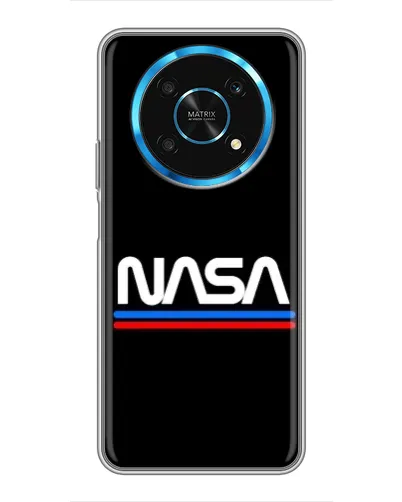 Чехол для Huawei Honor Magic 5 Lite 5G с картинкой «NASA — классика Red Blue»