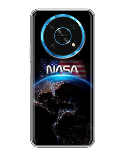Чехол для Huawei Honor Magic 5 Lite 5G с картинкой «Земля из космоса NASA»