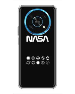 Чехол для Huawei Honor Magic 5 Lite 5G с картинкой «NASA — технический принт»