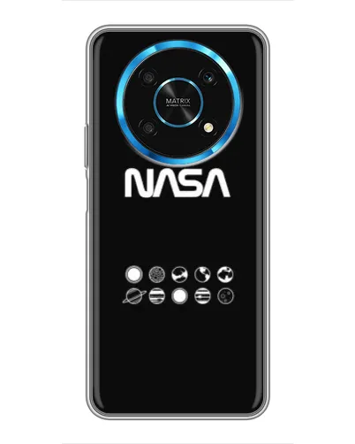 Чехол для Huawei Honor Magic 5 Lite 5G с картинкой «NASA — технический принт»