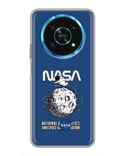 Чехол для Huawei Honor Magic 5 Lite 5G с картинкой «NASA — лунная миссия»