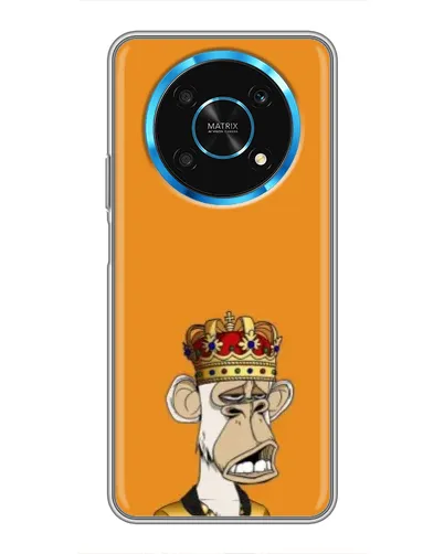 Чехол для Huawei Honor Magic 5 Lite 5G с картинкой «Золотая обезьяна Bored Ape»