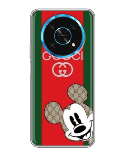 Чехол для Huawei Honor Magic 5 Lite 5G с картинкой «Gucci — полосы и Микки» Чехол для Huawei Honor Magic 5 Lite 5G с картинкой «Gucci — полосы и Микки»