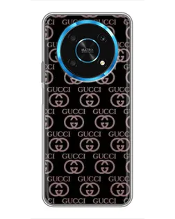 Чехол для Huawei Honor Magic 5 Lite 5G с картинкой «Классическая монограмма Gucci»