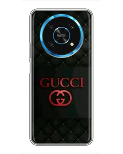 Чехол для Huawei Honor Magic 5 Lite 5G с картинкой «Gucci — стеганый черный»