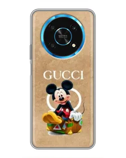 Чехол для Huawei Honor Magic 5 Lite 5G с картинкой «Микки Маус Gucci — крафт»