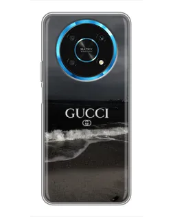 Чехол для Huawei Honor Magic 5 Lite 5G с картинкой «Gucci — морской прибой»