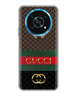 Чехол для Huawei Honor Magic 5 Lite 5G с картинкой «Gucci — брендированный десерт»