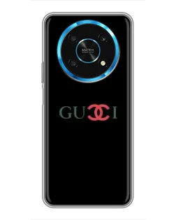 Чехол для Huawei Honor Magic 5 Lite 5G с картинкой «Gucci — красный градиент»