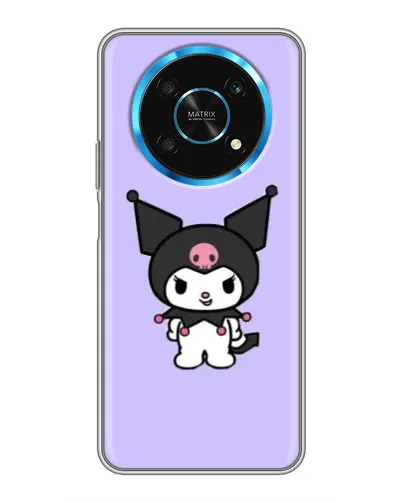Чехол для Huawei Honor Magic 5 Lite 5G с картинкой «Kuromi — нежный фиолетовый»