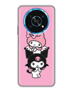 Чехол для Huawei Honor Magic 5 Lite 5G с картинкой «My Melody и Kuromi»