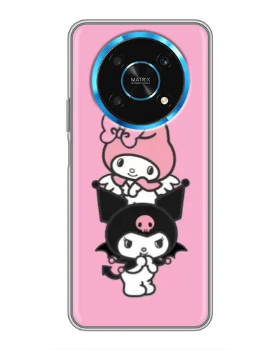 Чехол для Huawei Honor Magic 5 Lite 5G с картинкой «My Melody и Kuromi»