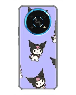 Чехол для Huawei Honor Magic 5 Lite 5G с картинкой «Паттерн с Kuromi»